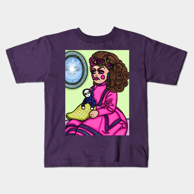 Lil Poundcake Kids T-Shirt by COLORaQUEEN